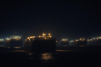 dark fleet oil tankers night sanctions