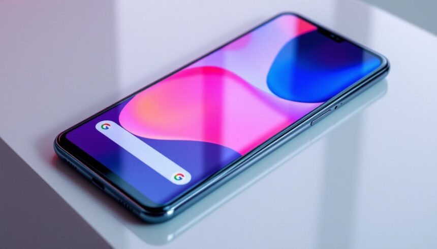 google pixel 10 pro xl phone homescreen