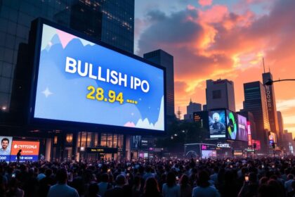 modern financial district bullish ipo celebration 1