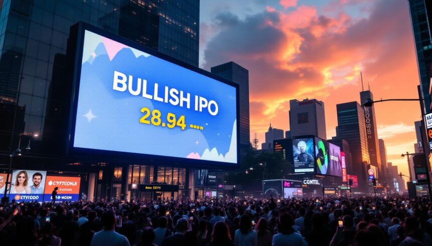 modern financial district bullish ipo celebration 1