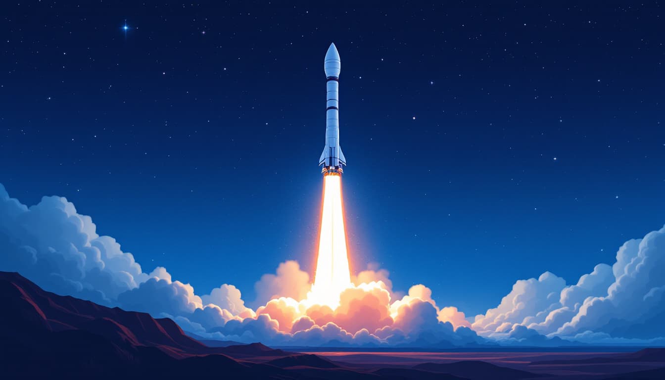 nighttime falcon 9 launch vandenberg coast