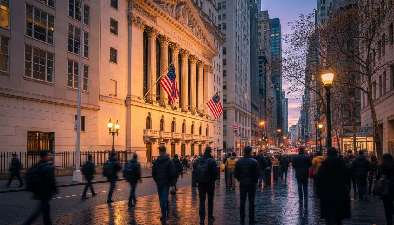 November Stock Market Outlook: Seasonality, Earnings, and Rate Signals 1 new york stock exchange autumn evening exterior 4f7e405a