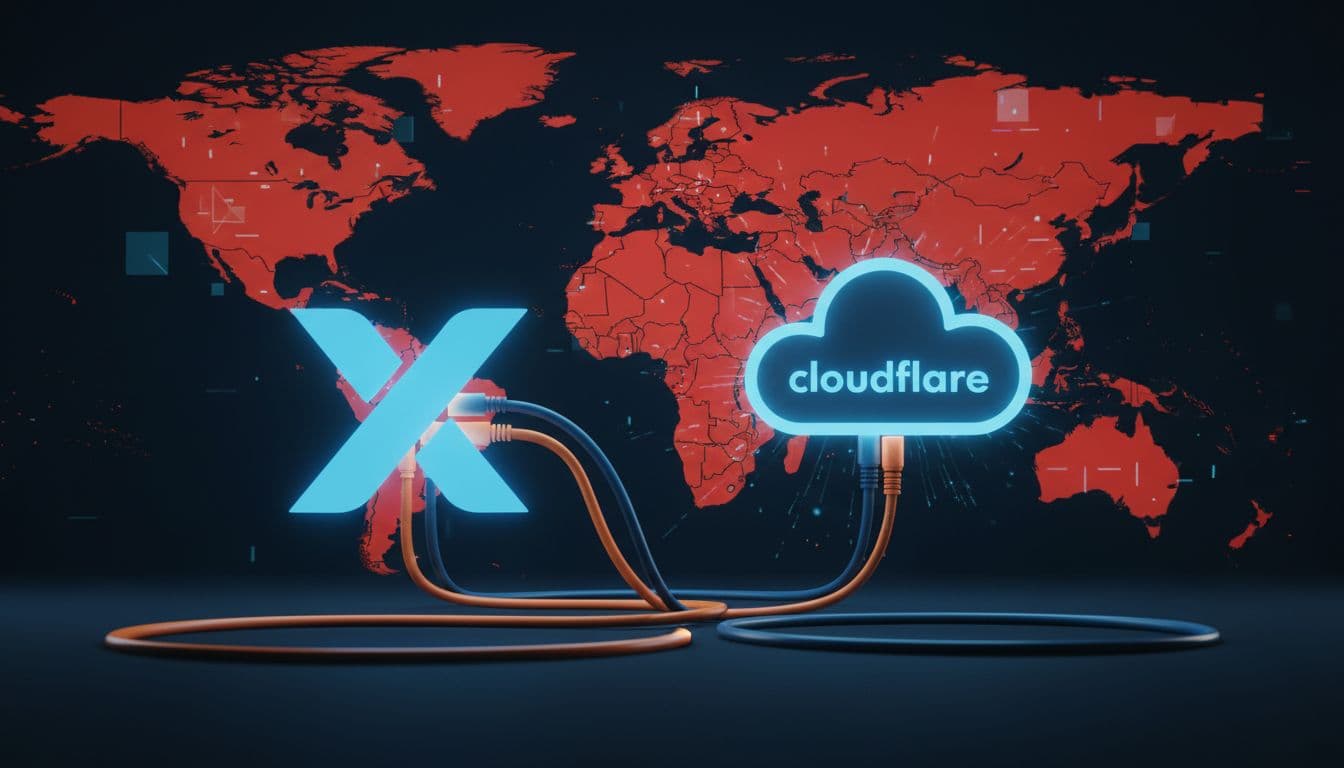 x cloudflare outage global map infographic 7074eff6