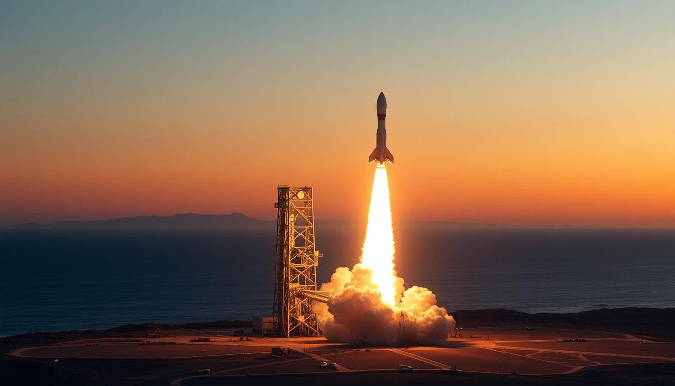 falcon9 vandenberg sunset launch 661459fe