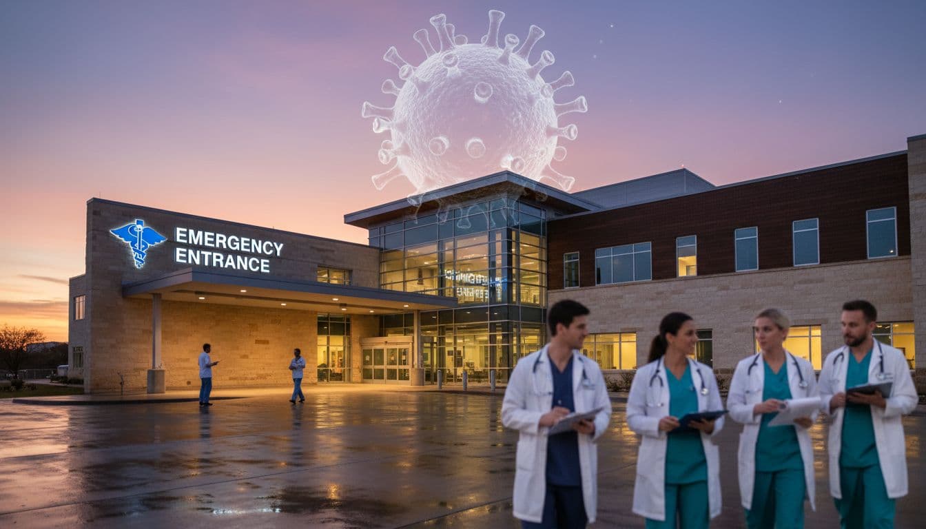 texas hospital dusk emergency flu virus doctors 18b76ae5